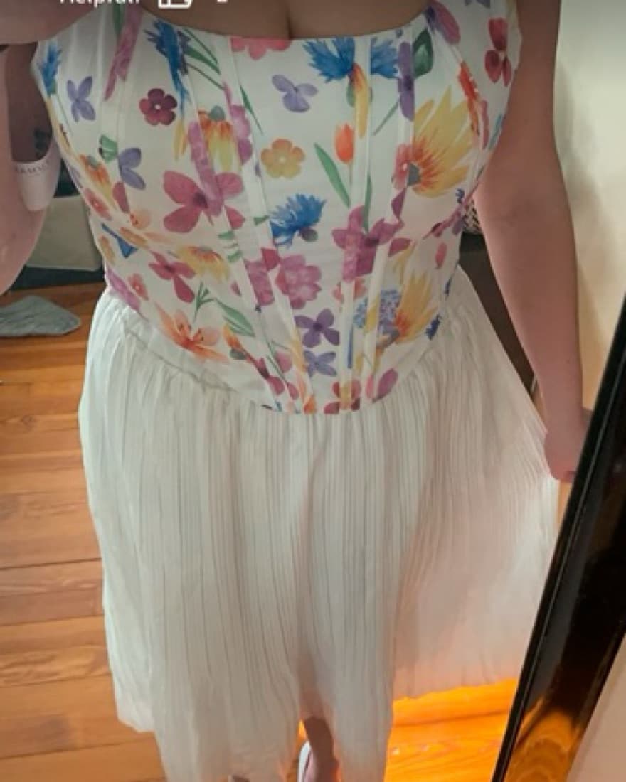 Floral Print Corset Top - Image 6