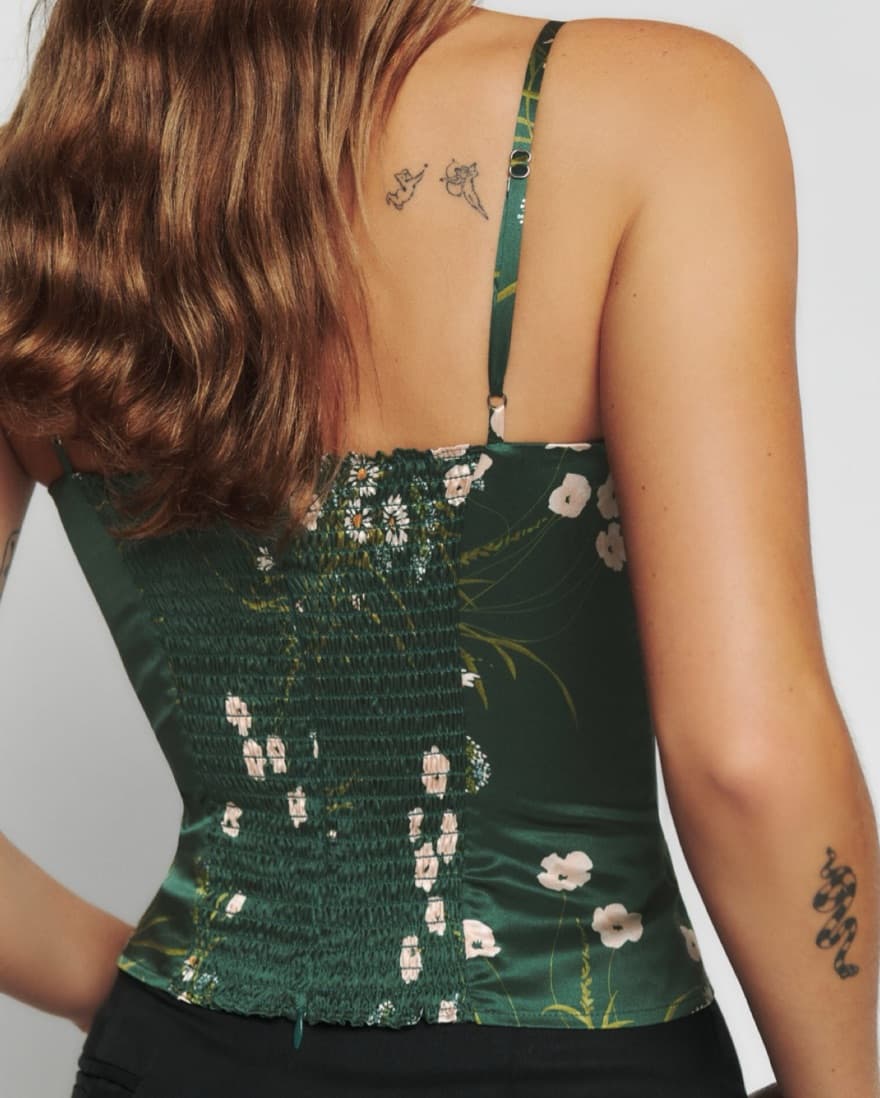 Reformation Overland Silk Top - Image 3