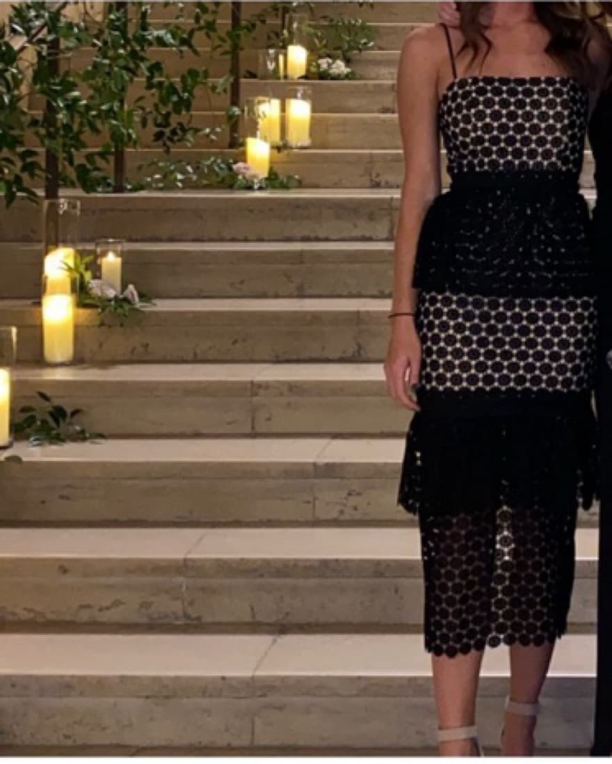 NBD Dolores Black Midi Dress XS - Image 1