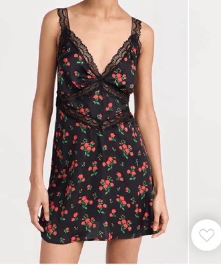 Resa Black And Red Mini Dress - Image 2