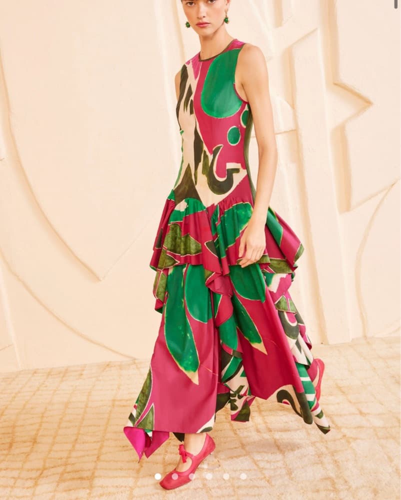 Ulla Johnson Multicolor Drop Waist Dress - Image 1