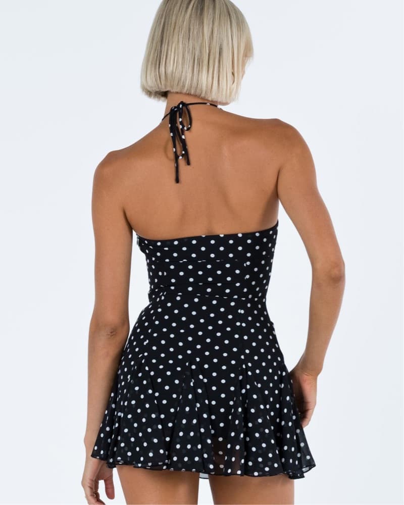 Princess Polly Polka Dot Halter Dress - Image 3