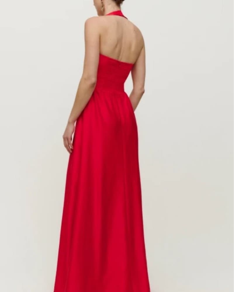 Long Red Dress - Image 2