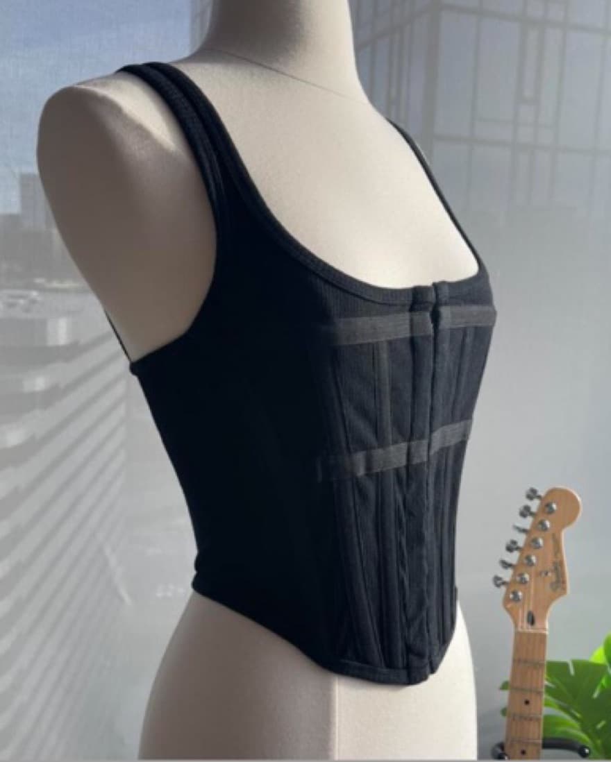 Dion Lee knit corset top  - Image 5