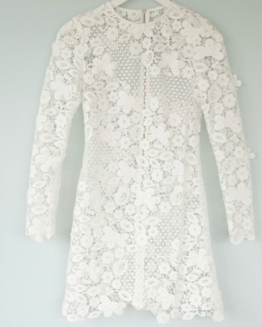 SELF PORTRAIT 3D Lily Mini Dress - Image 3