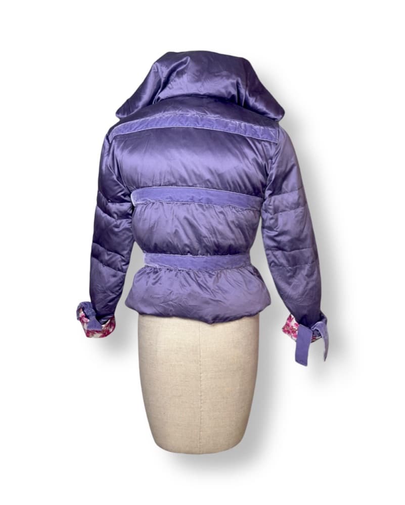 Luxurious Silk Puffer Jacket - Image 2