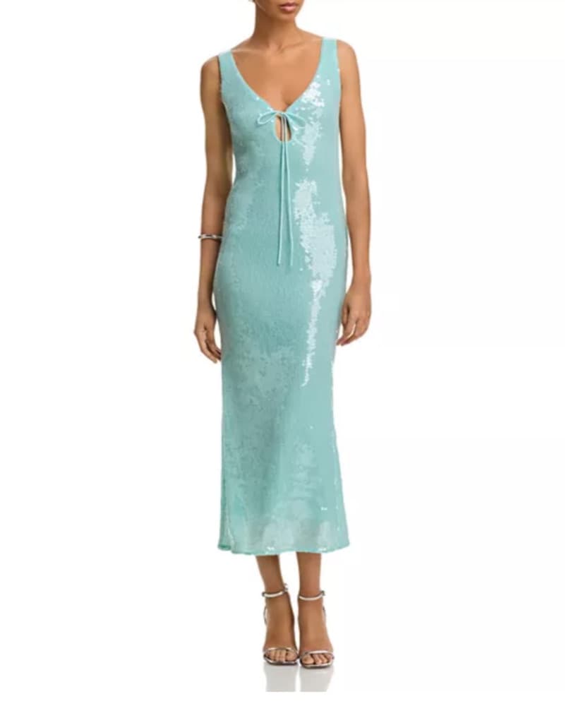 Bardot Sequin Midi Dress - Image 1