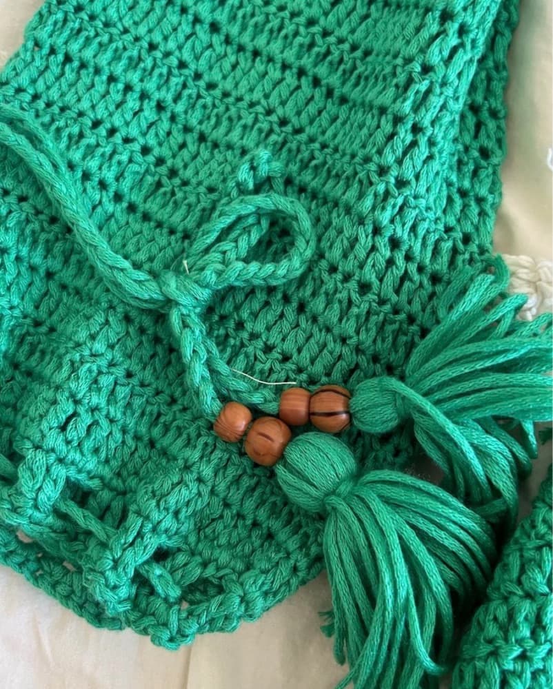Green Knit Beginning Boutique Dress - Image 5