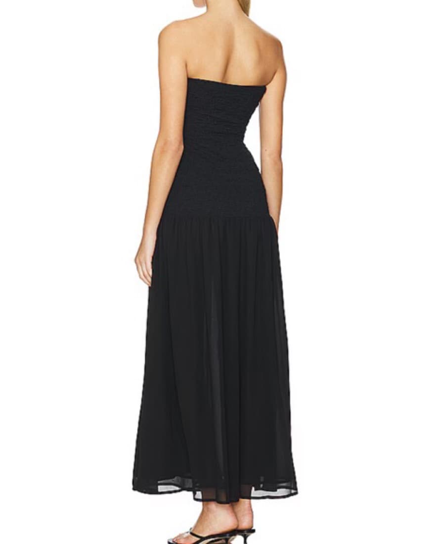 drop waist strapless maxi  - Image 2