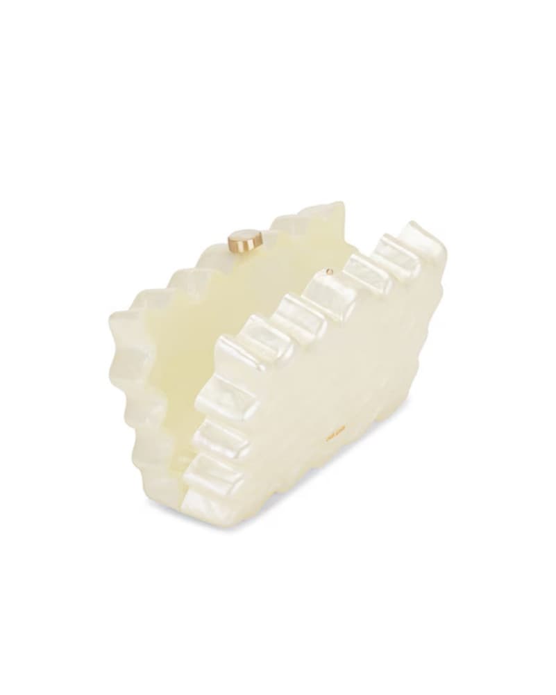 Cult Gaia Ivory Clutch - Image 3