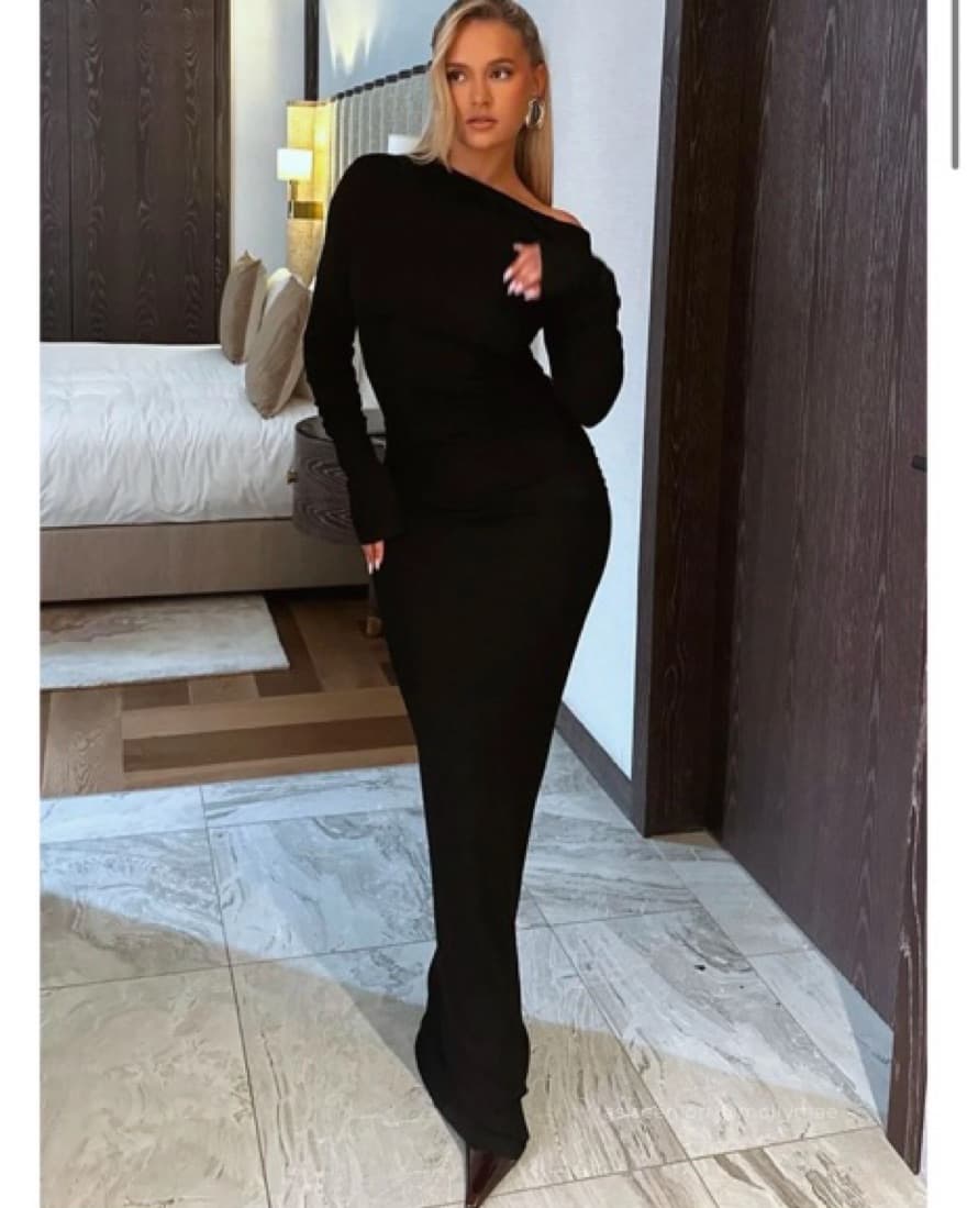 SNDYS Reyna Black Maxi Dress 🖤 - Image 1