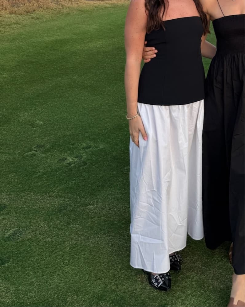  Black and White Dress - Image 2