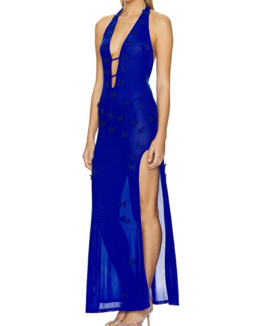 Blue Sheer Maxi~Vacay Or Festival Ready - Image 2