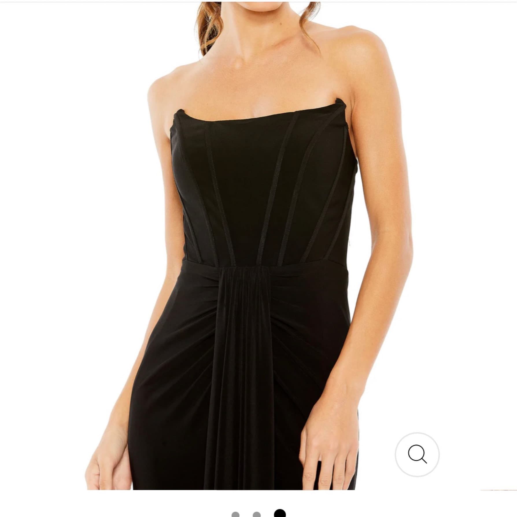 MAC DUGGAL BLACK EVENING GOWN - Image 3