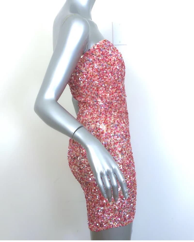 Retrofete Sequin Mini Dress - Image 4