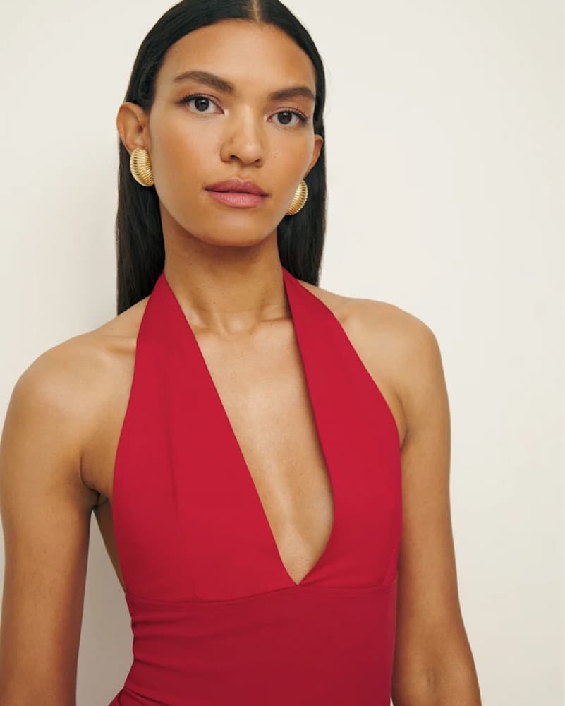 Reformation Lipstick Baker Knit Dress  - Image 6