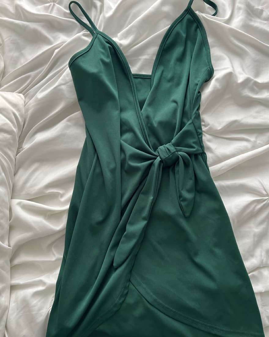 Jade Green Cocktail Dress - Image 4