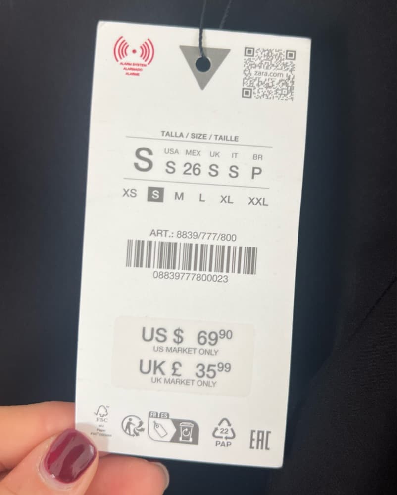 Zara Dress (S - Fits More Like XS) - Image 5