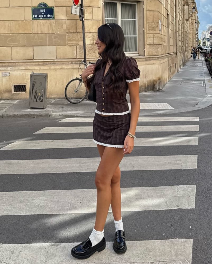 Peppermayo Brown Skirt Set - Image 2