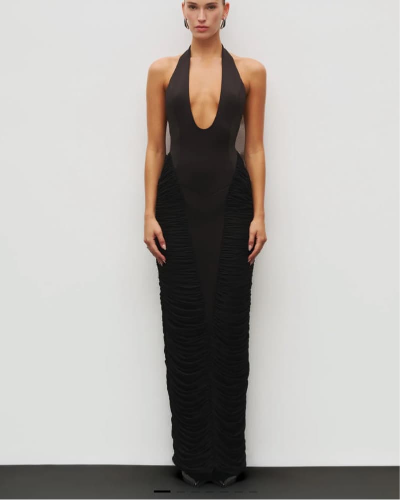 Heiress Beverly Hills Sculpt Dress Black - Image 1