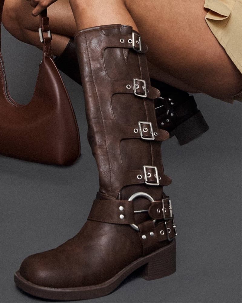 Buckle Brown Boots - Image 3