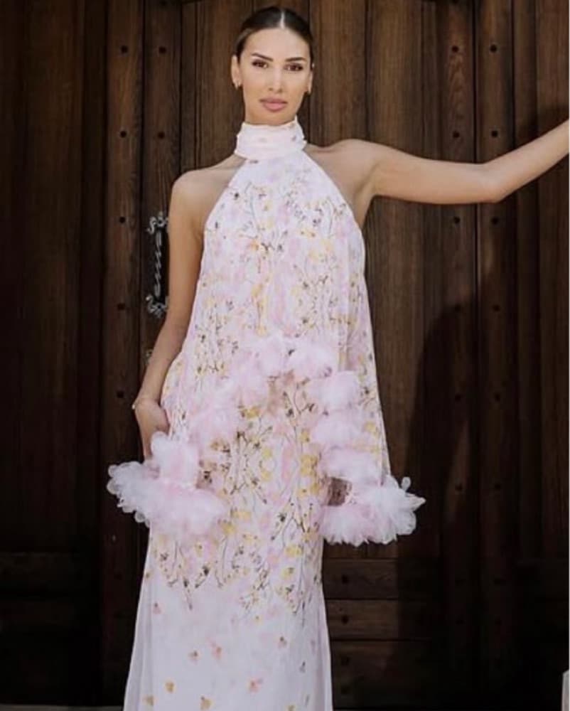 Elliatt Tulsia Floral Cape Maxi Dress - Image 3