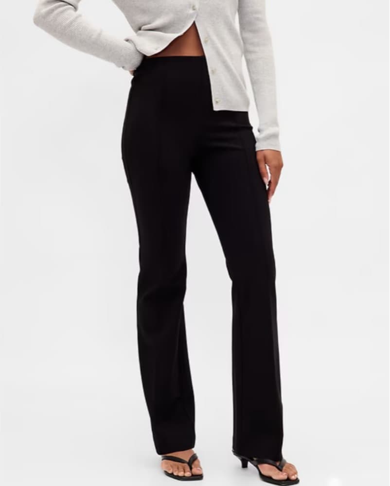 High Rise Double Knit Boot Pants - Image 4