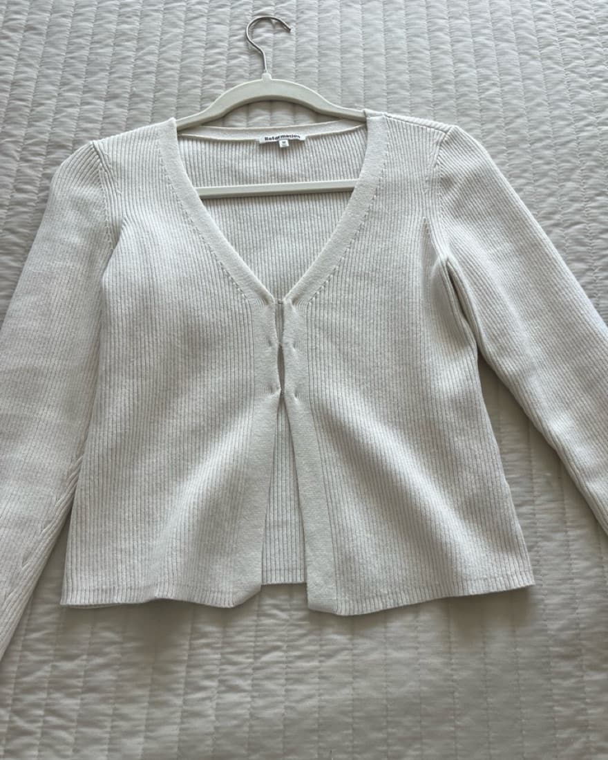 Reformation White Sweater  - Image 2