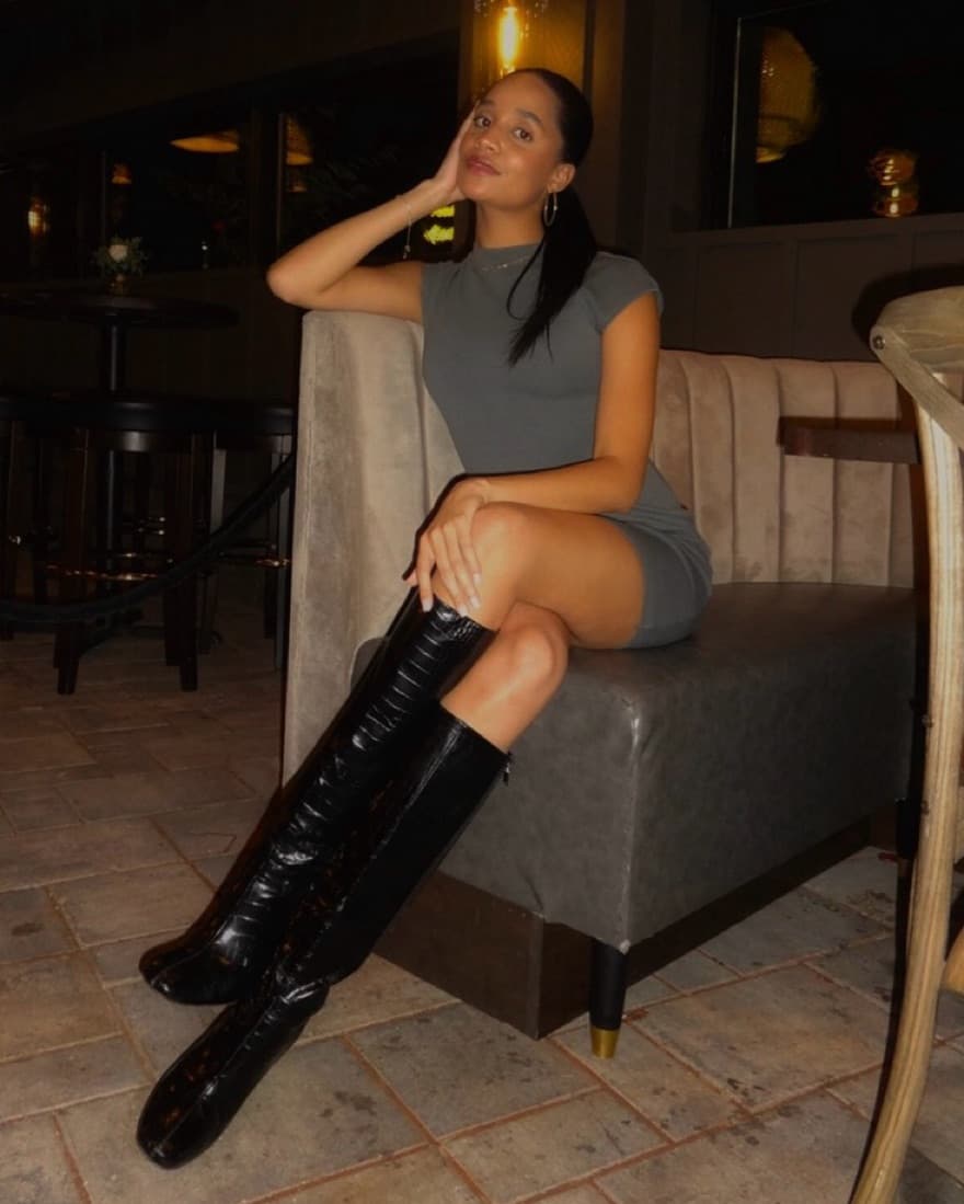 gray zara mini dress - Image 1