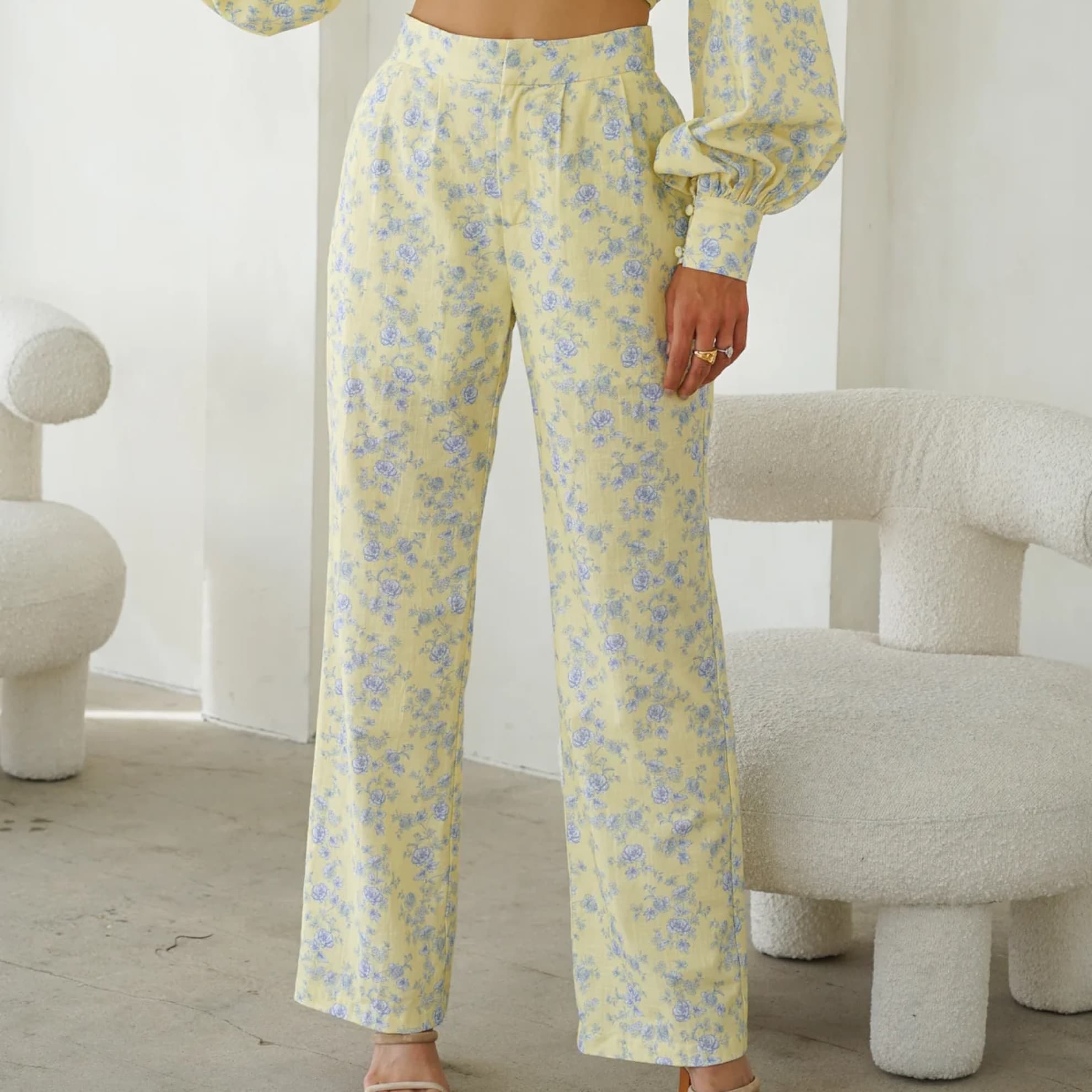 YELLOW THE LABEL- LOU LINEN PANTS - Image 4