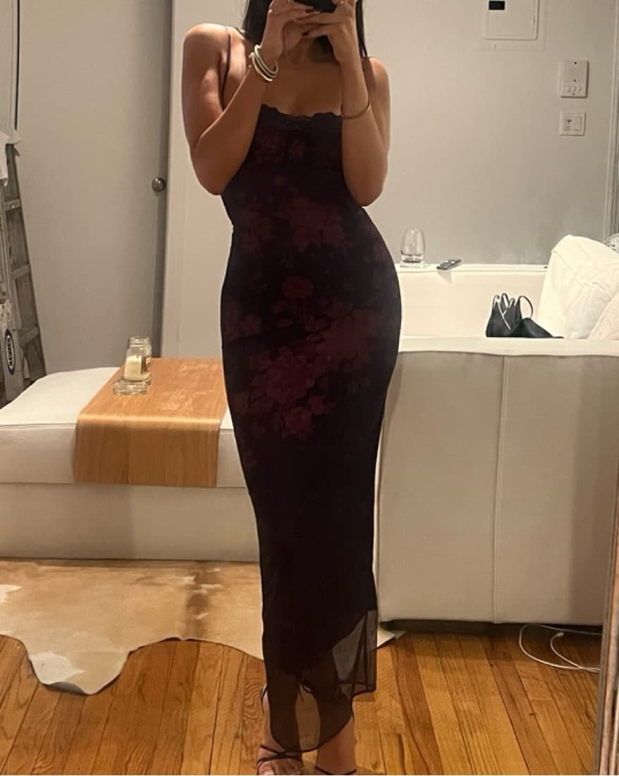 House of CB Aiza Dress Grape - Image 5