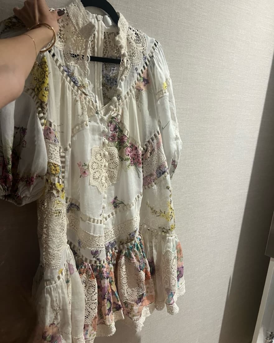 Romantic Zimmerman Mini Dress - Image 2