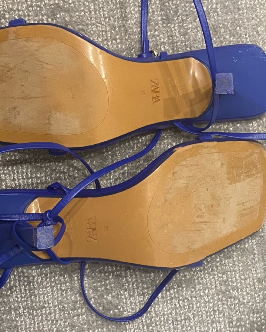 Zara Royal Blue Sandals - Image 2
