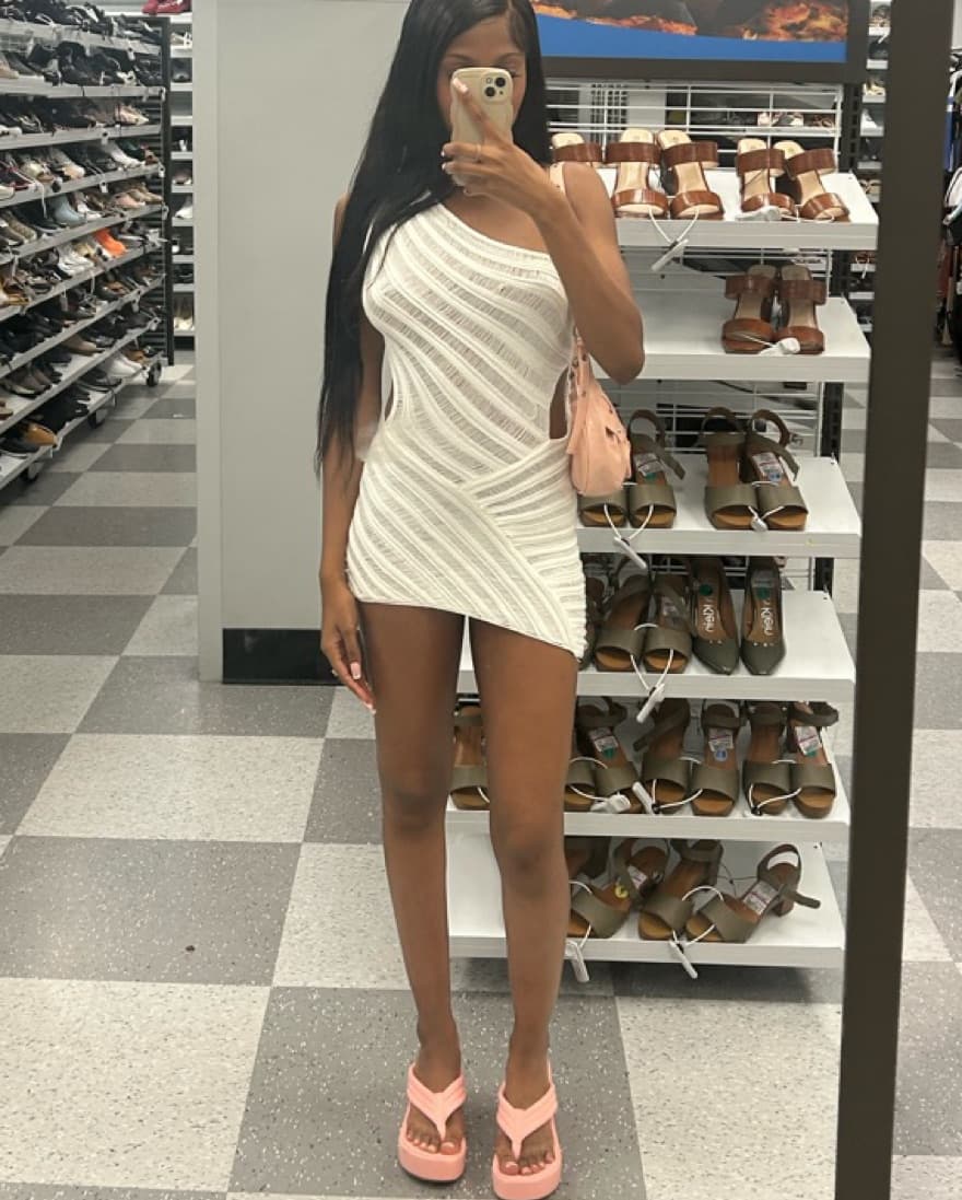 Percilla Knit Mini Dress - Image 1
