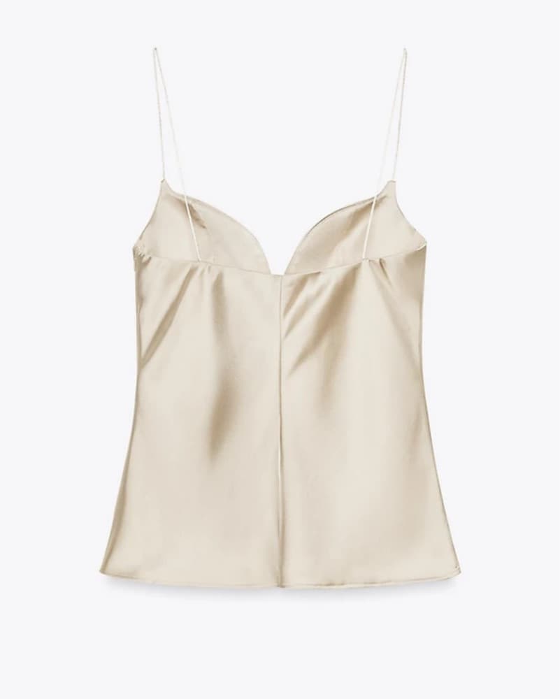 Zara Satin Effect Top - Image 3