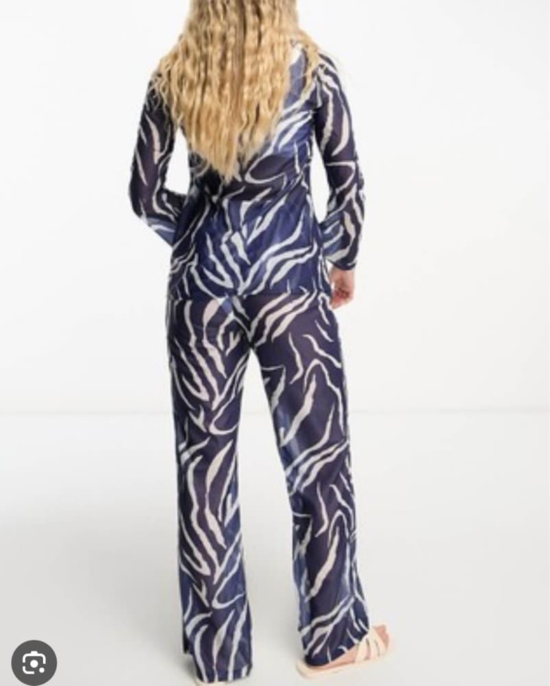 Chic Zebra-Print Co-Ord Set - Image 3
