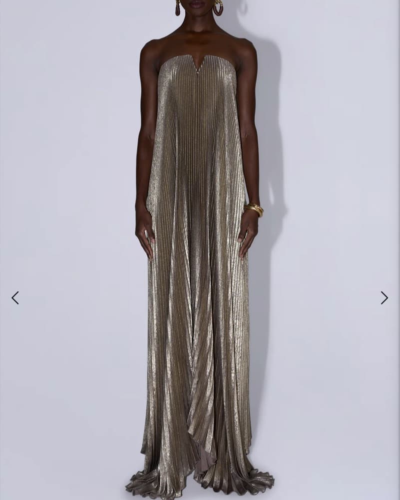 L’IDEE BLACK TIE GOWN - GOLD SHIMMER - Image 6