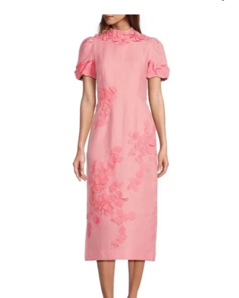 Antonio Melani  Pink Willow Floral Dress - Image 1