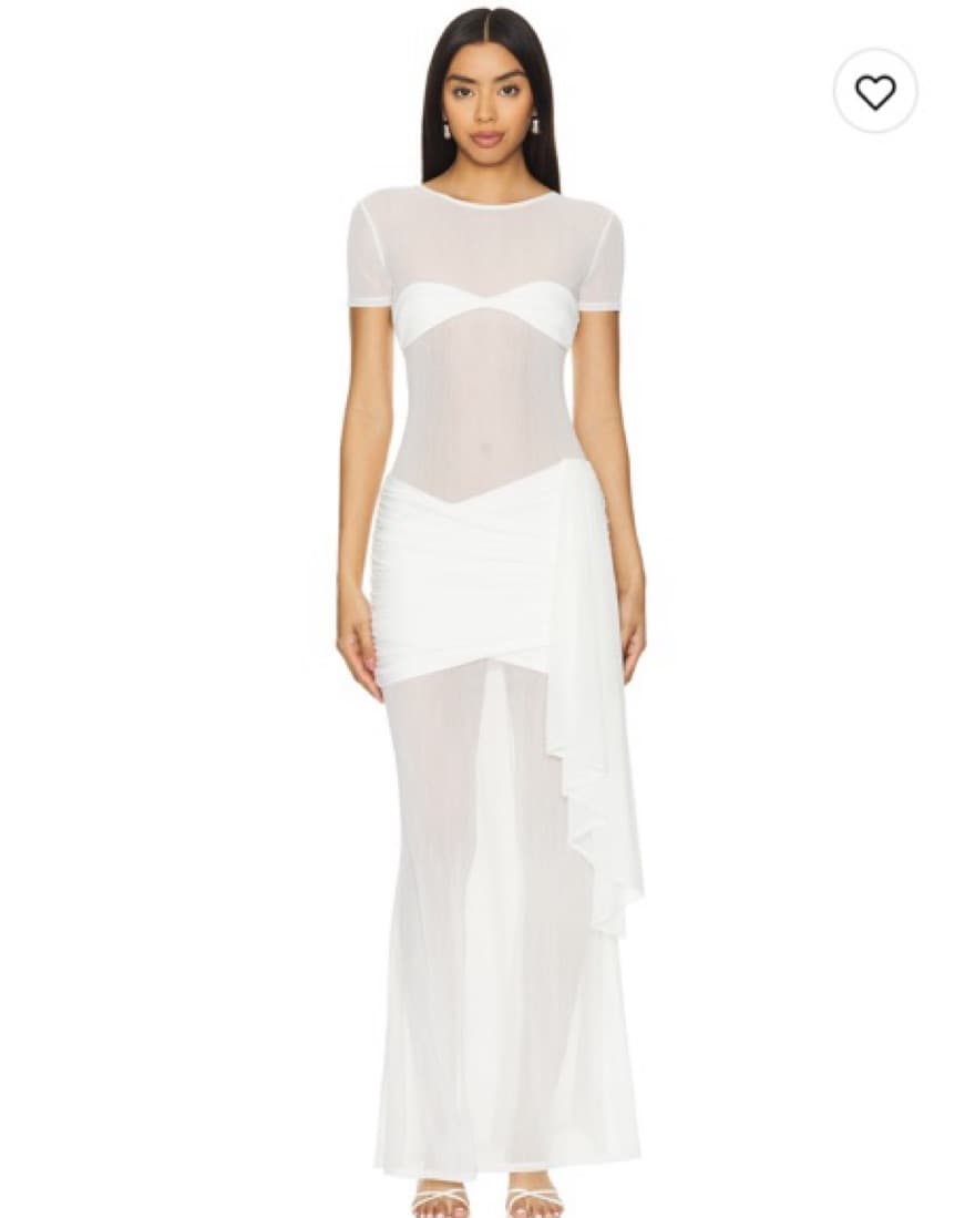 NBD White Sera Maxi Dress - Image 1