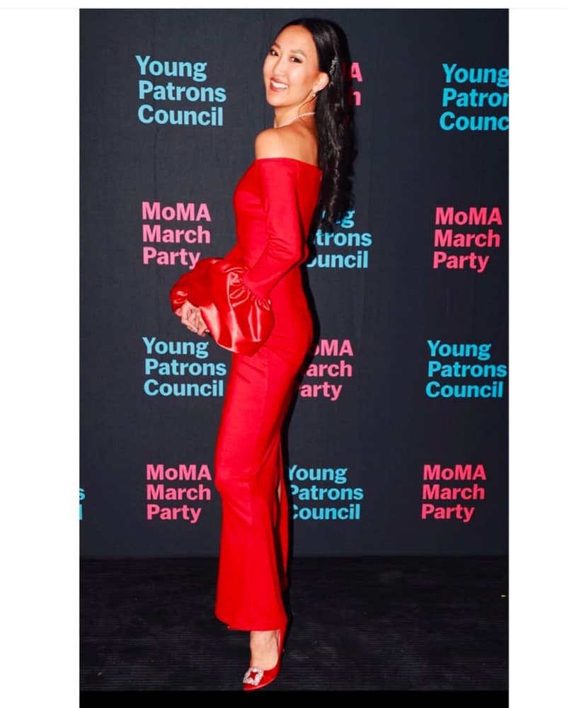 SeenSense Red Maxi Long Dress - Image 3