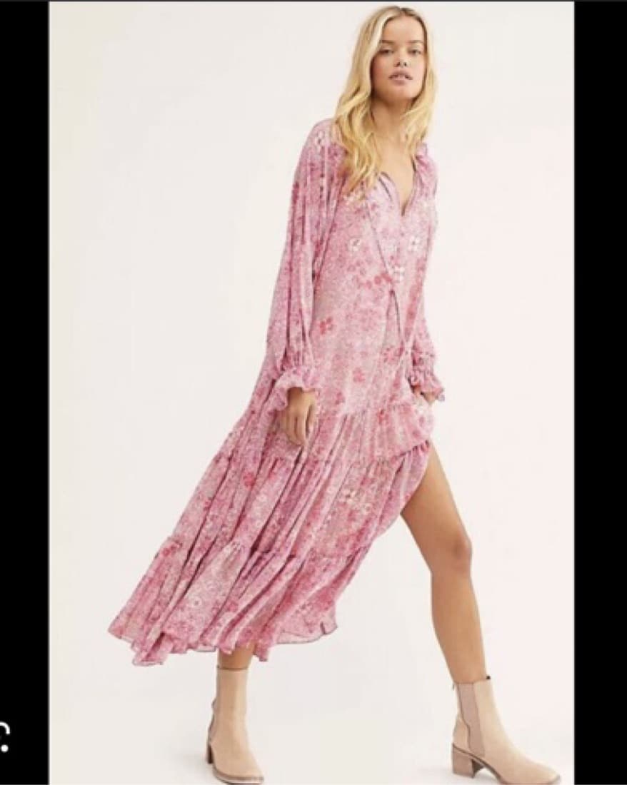 Free People Feeling Groovy Maxi Dress - Image 1