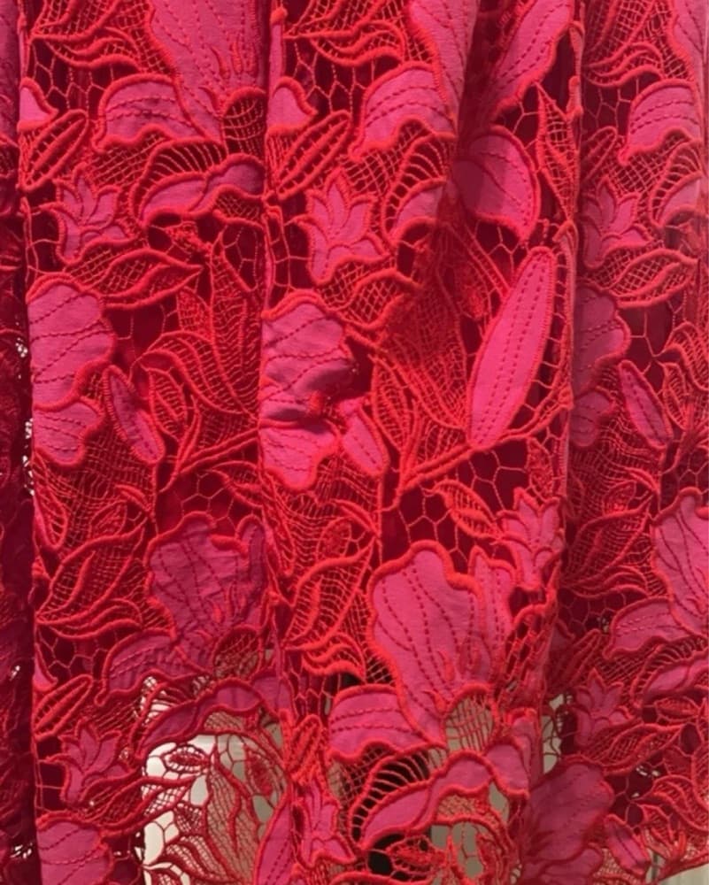  Monique Lhuiller Guipure lace midi dress - Image 5