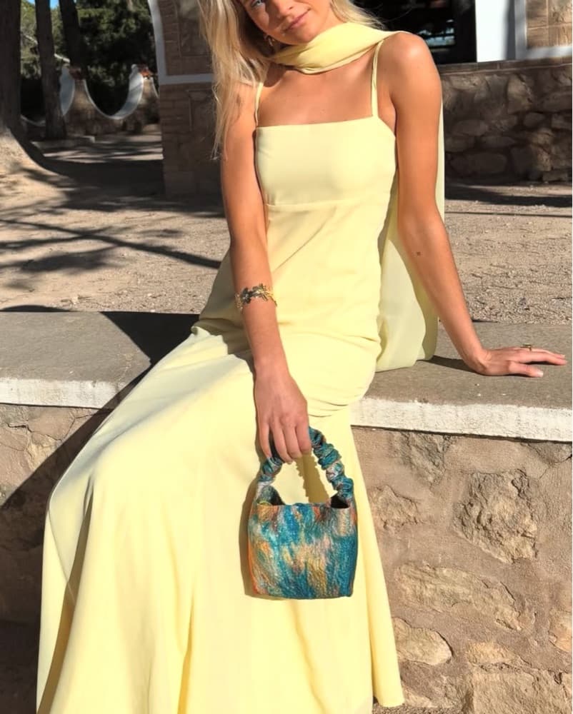 The Are Butter Yellow Carlotta Dress - Image 2