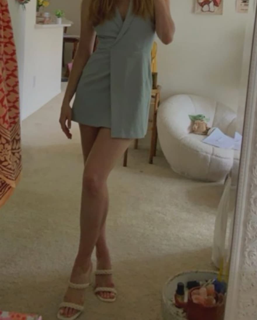 Abercrombie Blue Blazer Romper  - Image 1