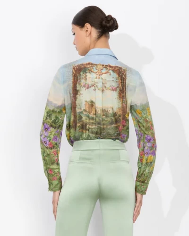 Alice + Olivia Button Down Blouse - Image 3