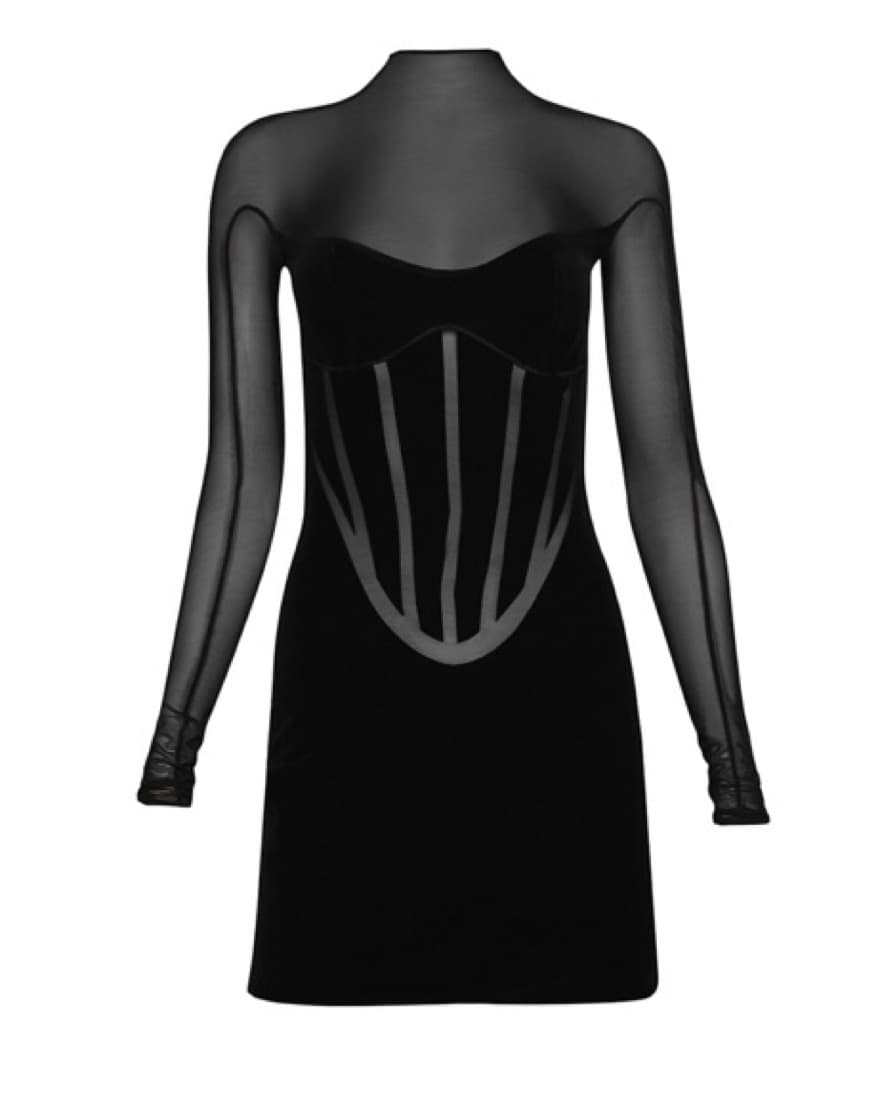 Wolford X Mugler Mini Dress - Image 1