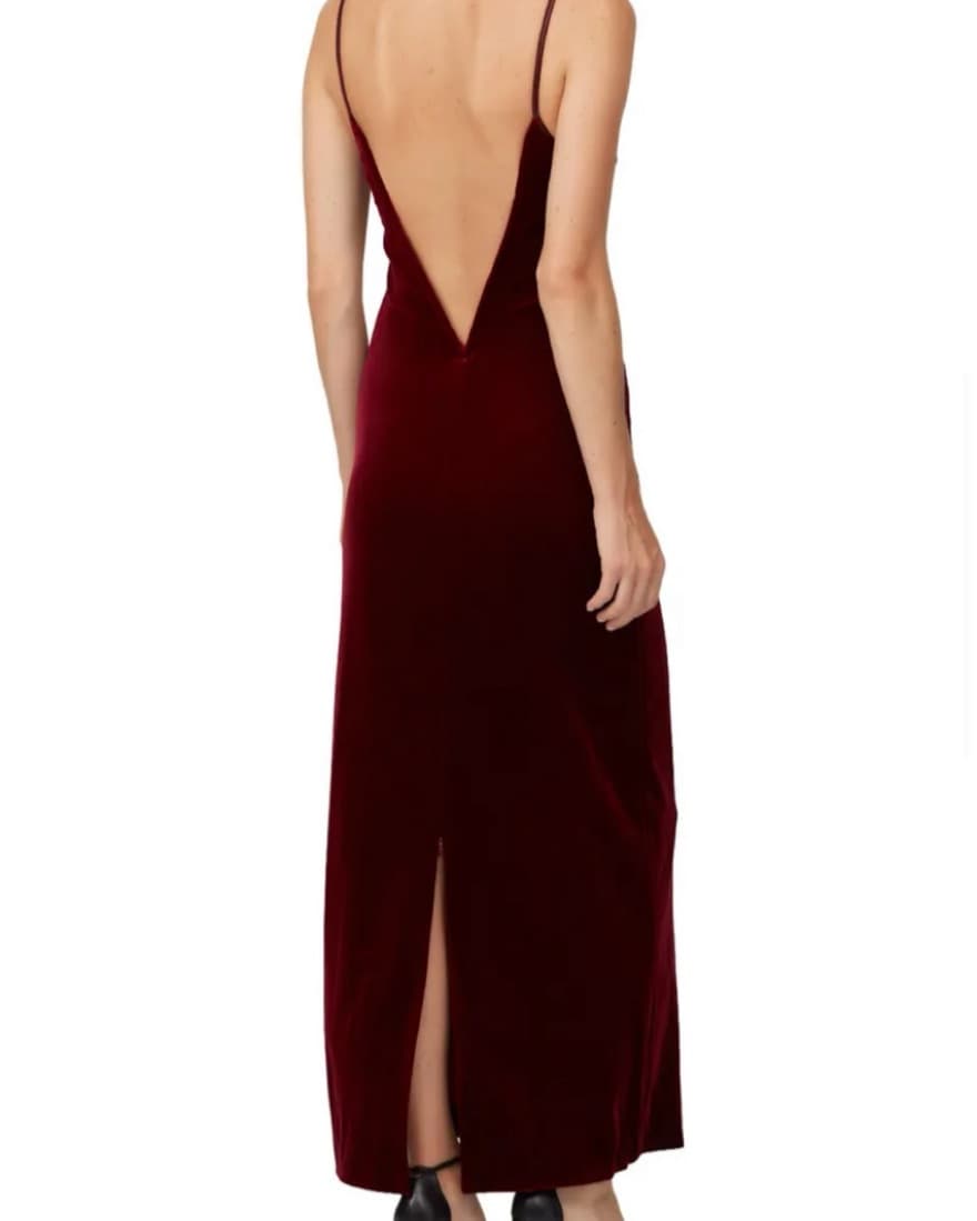GALVAN Velvet Berlin Bustier Dress - Image 4