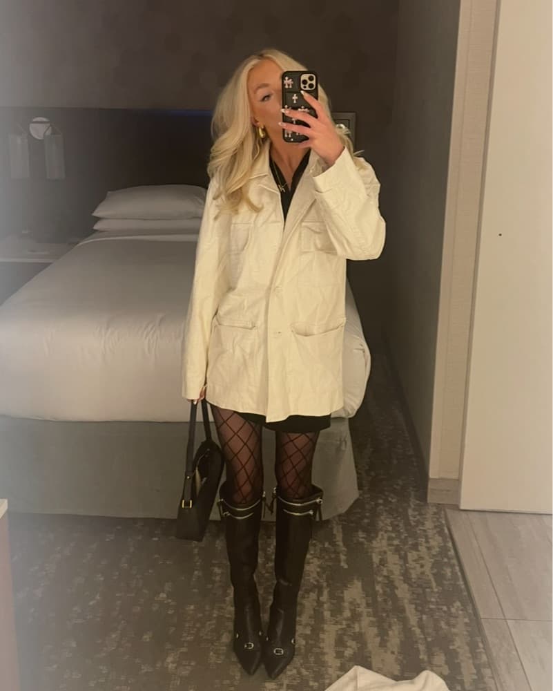 Chic Ivory Utility Jacket - Image 3