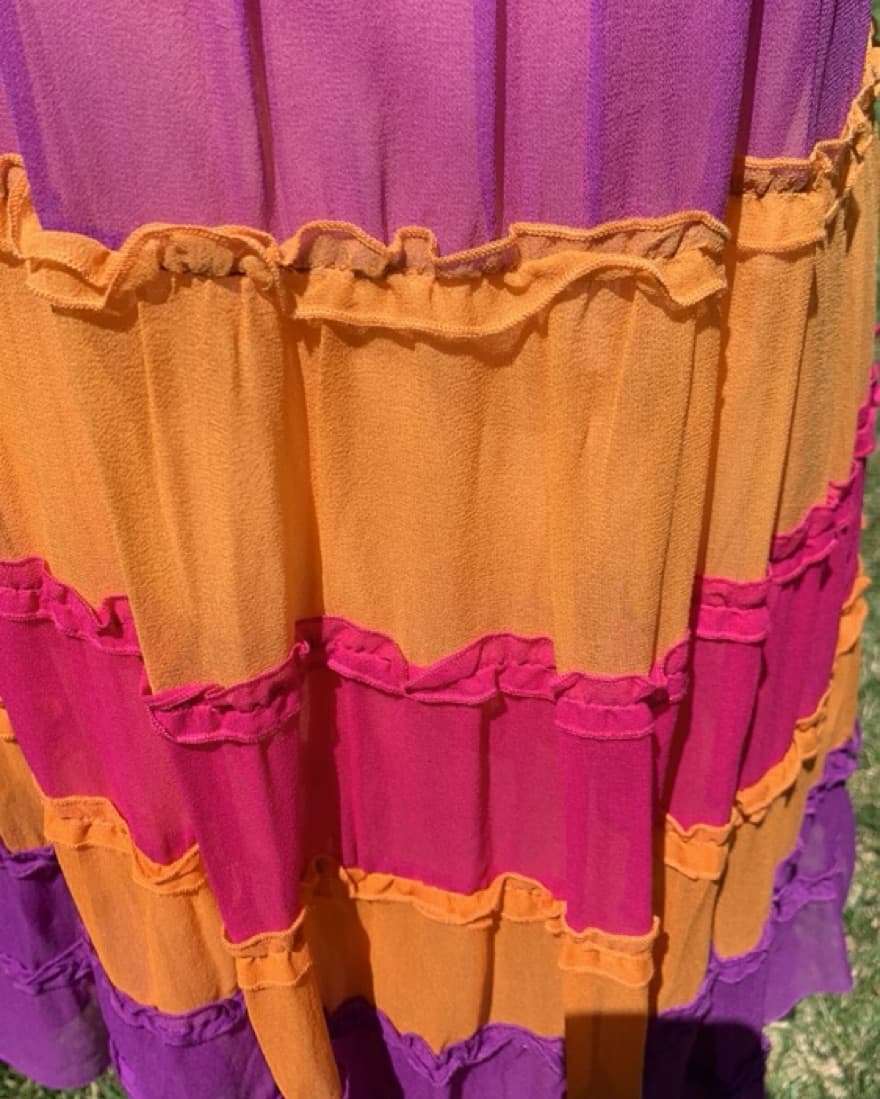 Sangria Tiered Dress - Image 4