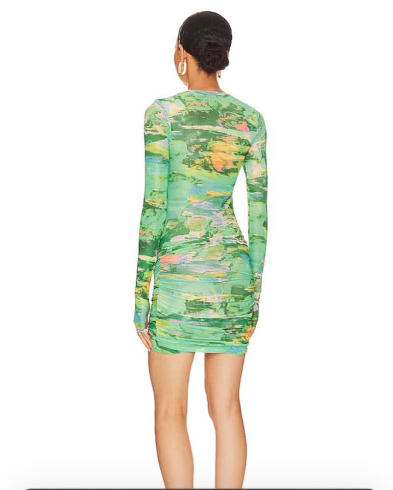 AFRM Vibrant Floral Bodycon Dress - Image 3